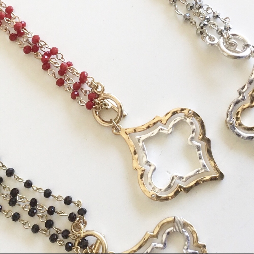 Faceted Bead Necklace